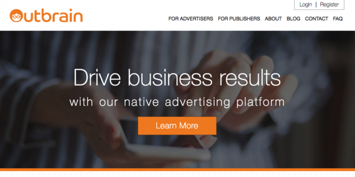 outbrain native ad network