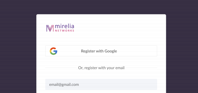 signup on mirelia networks